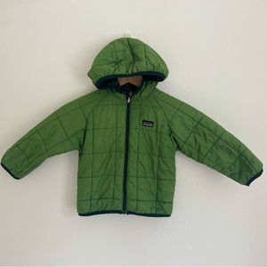 Patagonia 3T reversible nano puff hooded jacked.